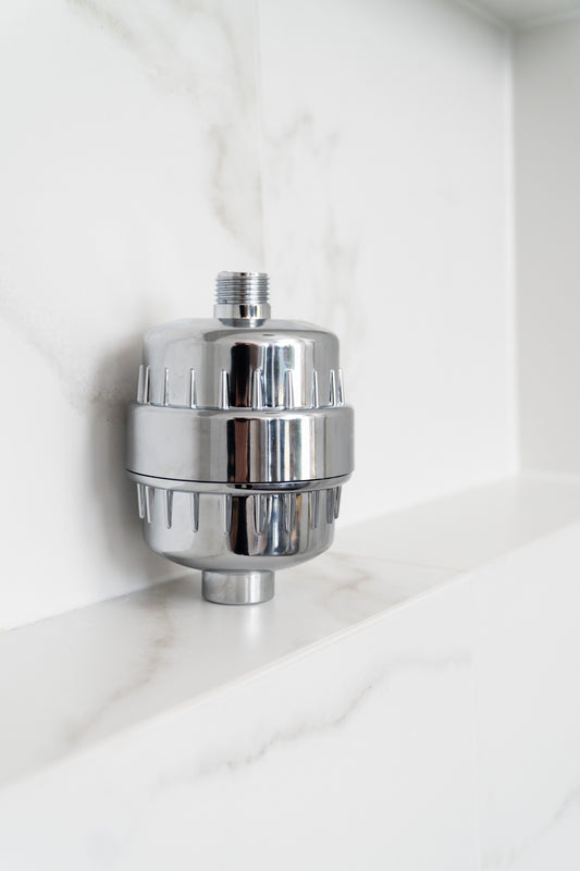 Effective chlorine removal shower filter for healthier skin